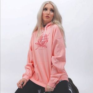 ZUMIEZ Broken Promises Pink Hoodie